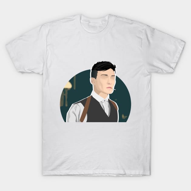 Peaky Blinders - Tommy Shelby T-Shirt by spunkbadran